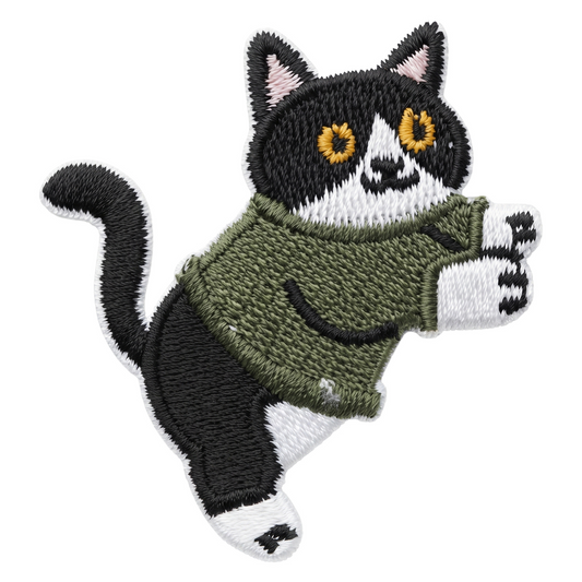 Patch / Textile Patch OEM Cat 2, Set of 3 pieces, Multicolor