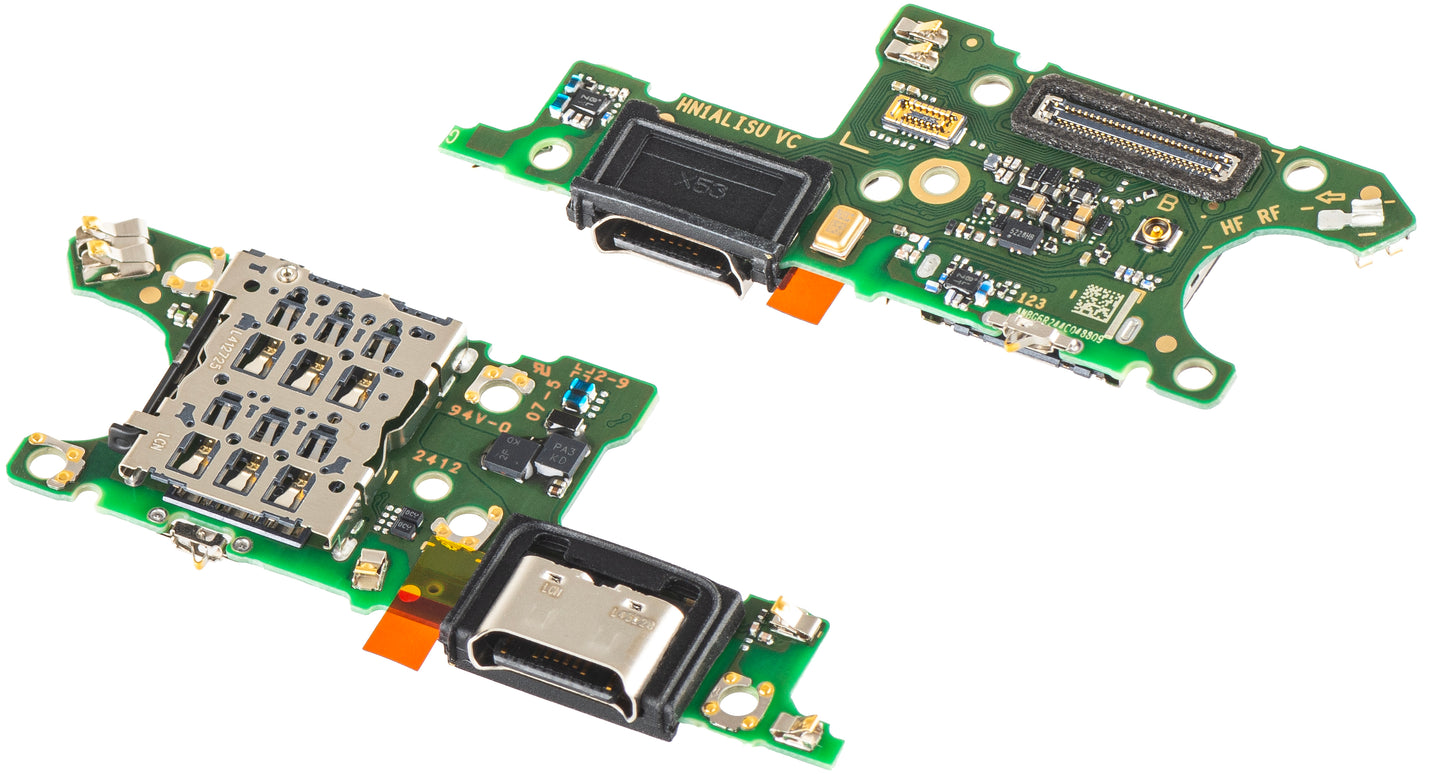 Honor Magic6 Lite Scheda SIM con connettore di ricarica - Microfono - Modulo lettore SIM Honor Magic6 Lite, Service Pack 0235AHJH