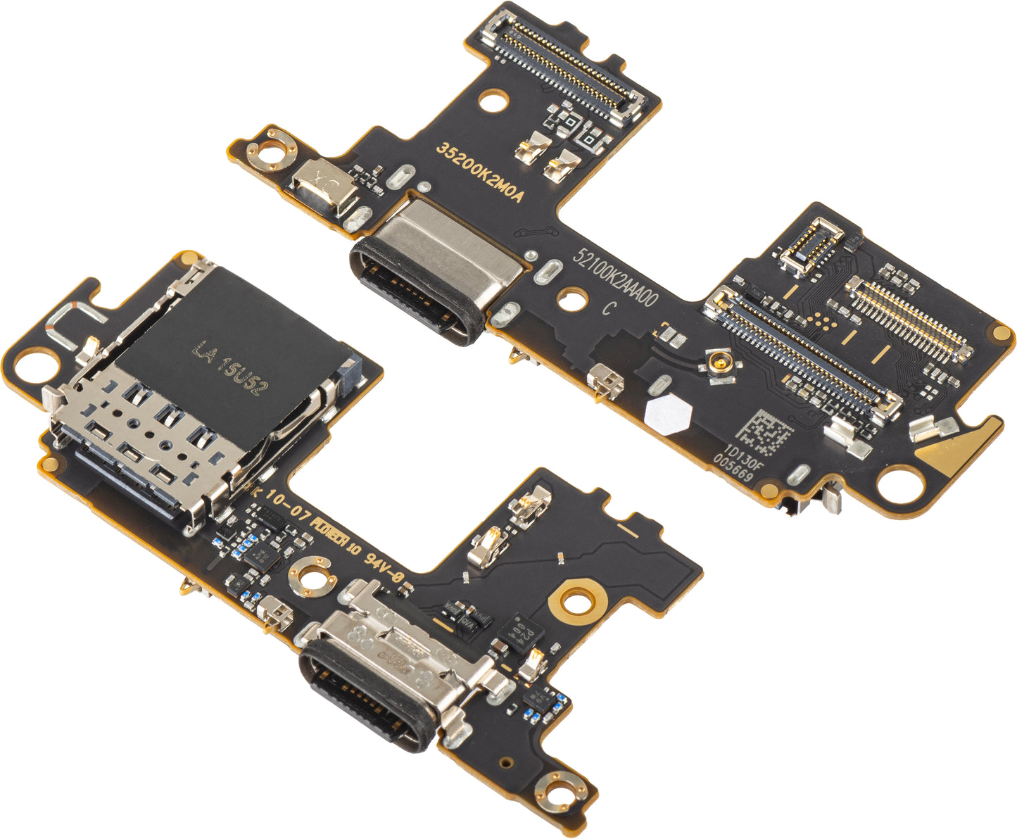 Scheda con Connettore di Ricarica - Microfono - Modulo Lettore SIM Xiaomi Mi 11 5G, Service Pack 56000F00K200