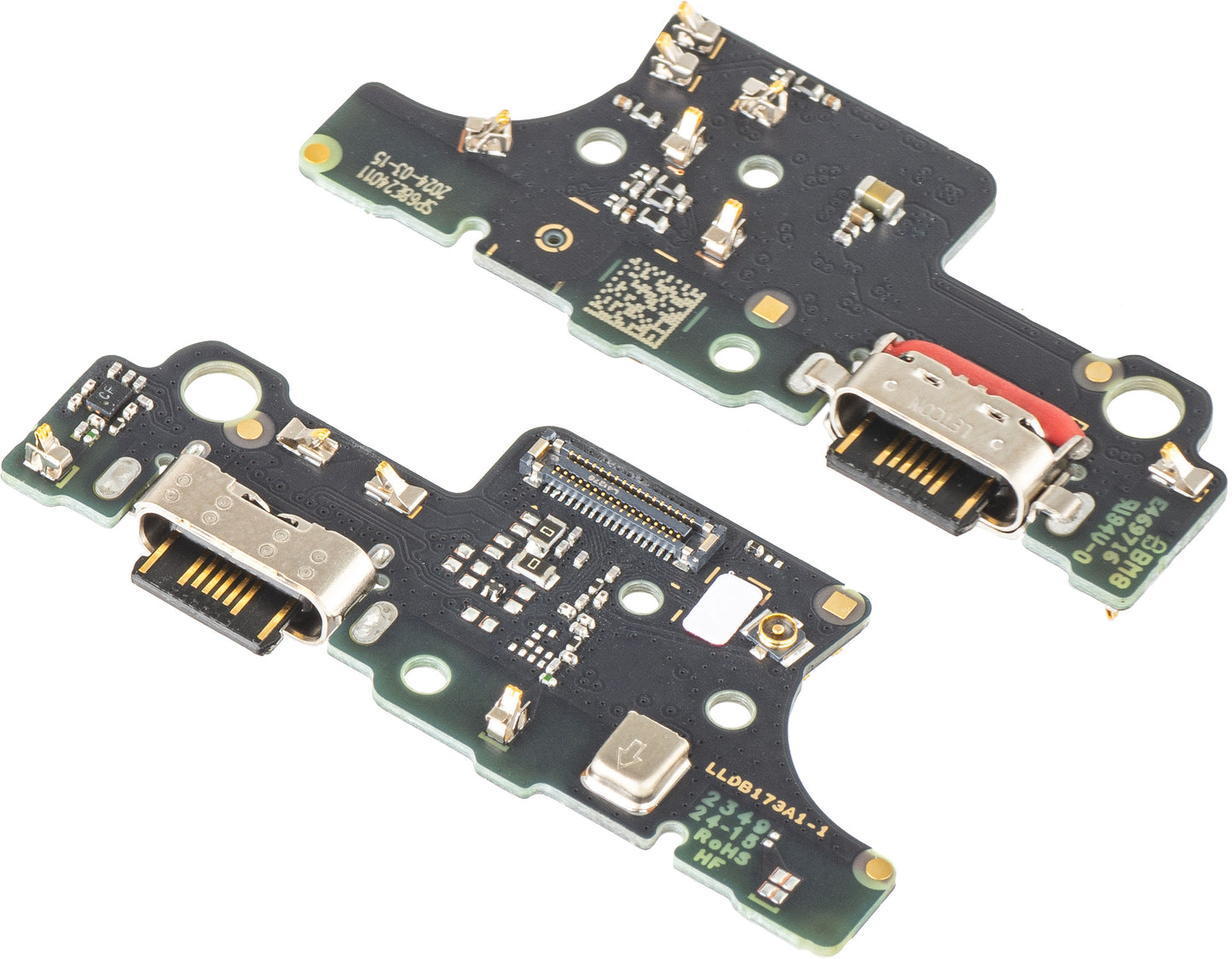 Scheda con Connettore di Ricarica - Microfono Motorola Moto G04s, Service Pack 5P68C24255