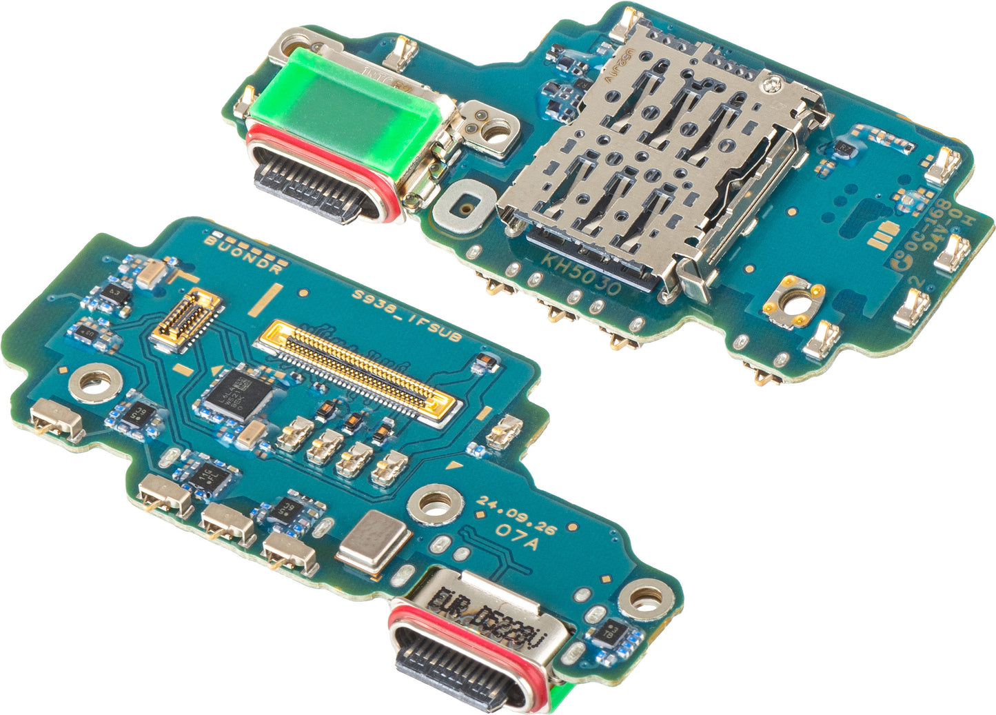 Scheda con Connettore di Ricarica - Microfono - Modulo Lettore SIM Samsung Galaxy S25 Ultra S938, Service Pack GH96-18321A