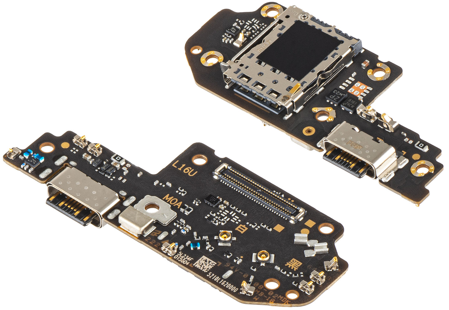 Scheda con Connettore di Ricarica - Microfono - Modulo Lettore SIM Xiaomi Poco X4 GT, Service Pack 5600020L1600