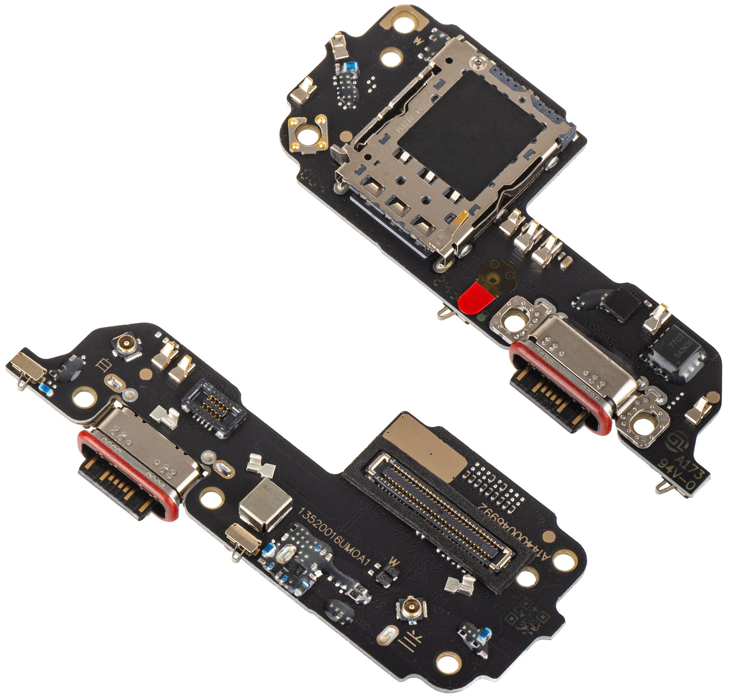 Scheda con Connettore di Ricarica - Microfono - Modulo Lettore SIM Xiaomi Redmi Note 14 Pro+ 5G