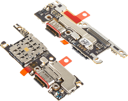 Scheda con Connettore di Ricarica - Microfono - Modulo Lettore SIM Huawei Pura 80 Pro, Service Pack 02357ECW