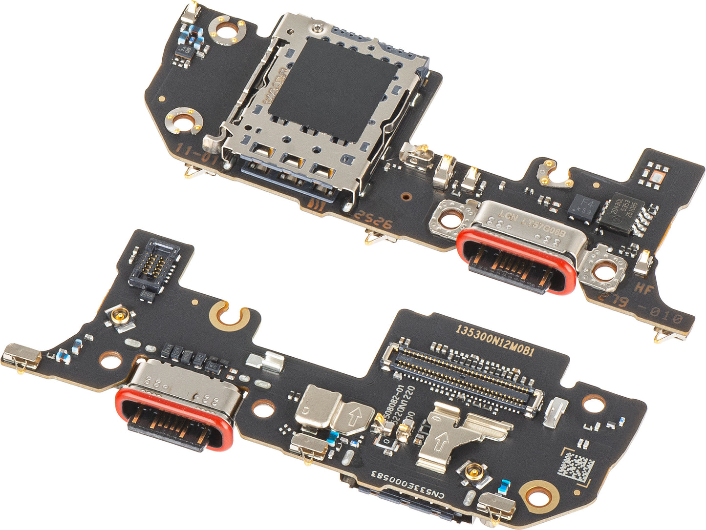 Scheda con Connettore di Ricarica - Microfono - Modulo Lettore SIM Xiaomi 14T Pro, Service Pack 56001400N1200