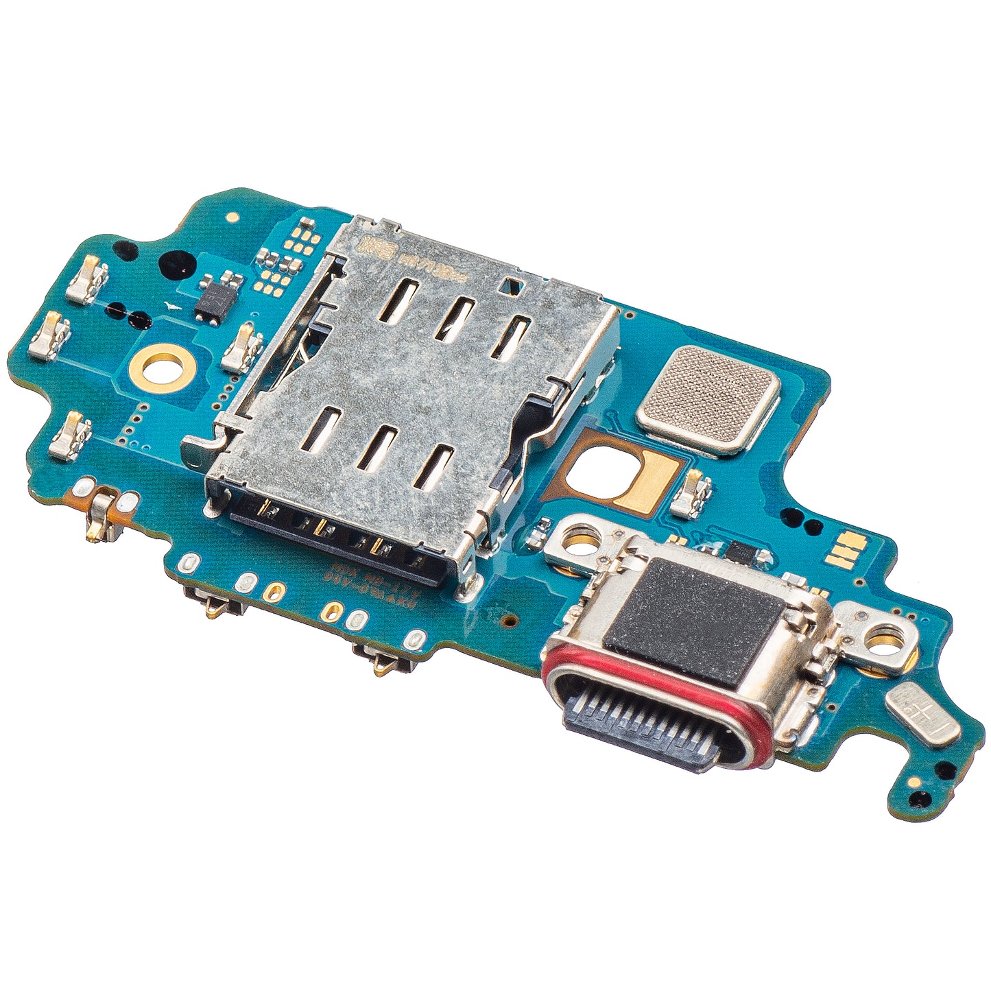 Scheda con Connettore di Ricarica - Microfono - Modulo Lettore SIM Samsung Galaxy S21 Ultra 5G G998, Service Pack GH96-14064A