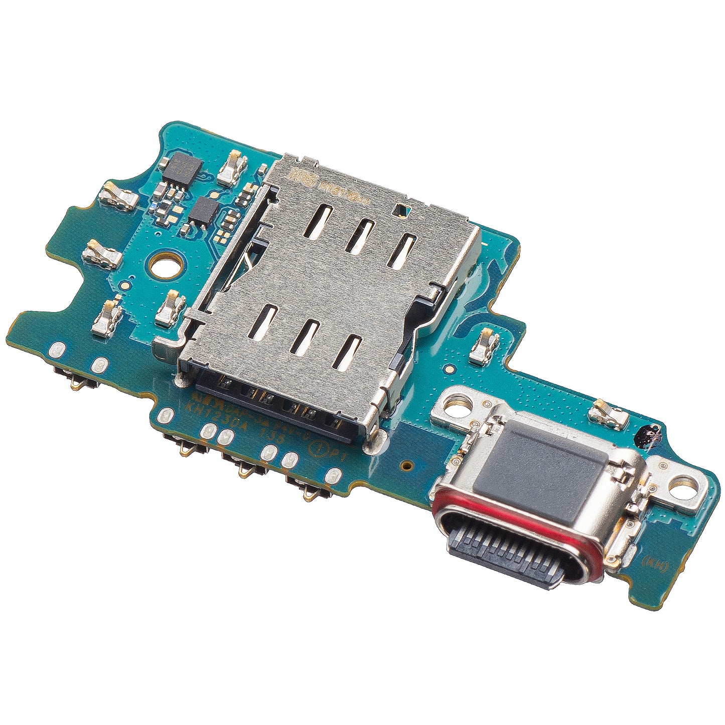 Scheda con Connettore di Ricarica - Microfono - Modulo Lettore SIM Samsung Galaxy S21 FE 5G G990, Service Pack GH96-14548A