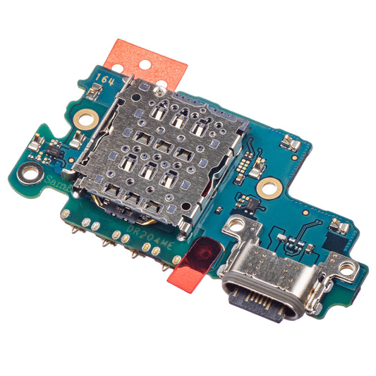 Scheda con Connettore di Ricarica - Microfono - Modulo Lettore SIM Samsung Galaxy A53 5G A536