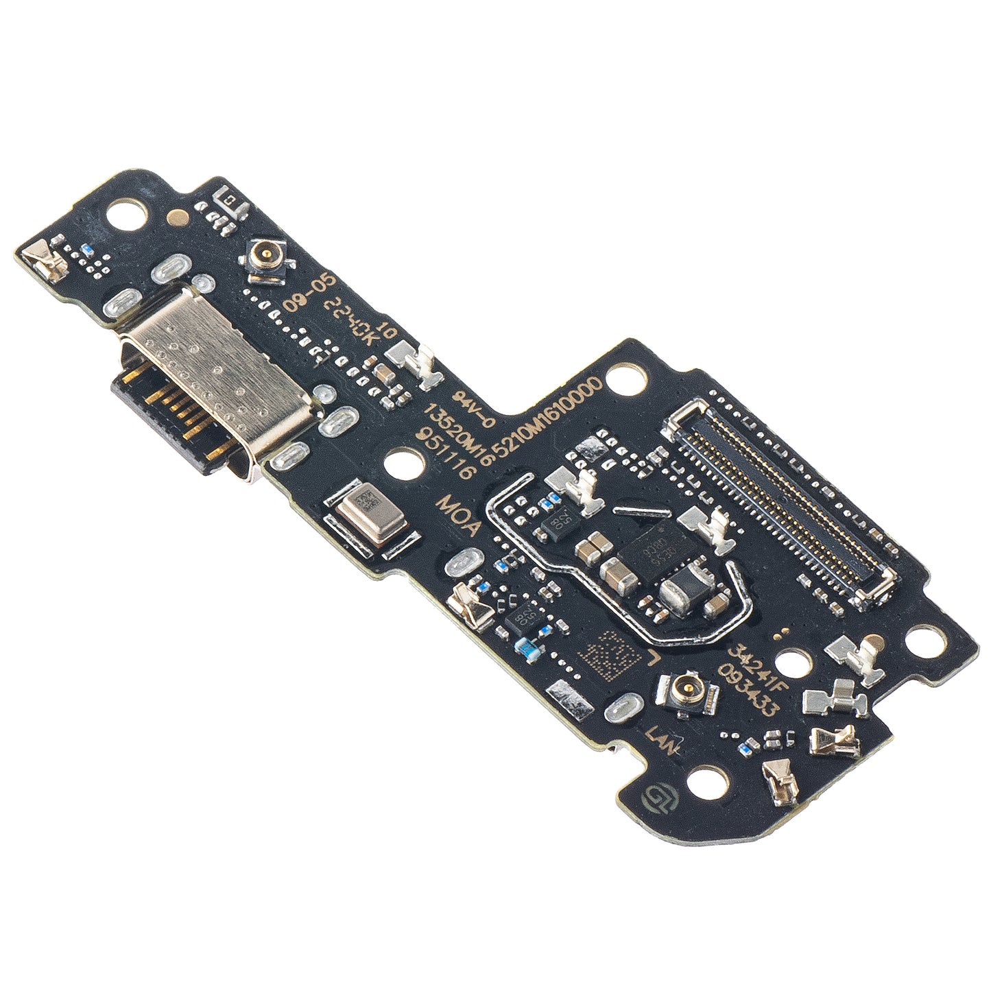 Scheda con Connettore di Ricarica - Microfono - Modulo Lettore SIM Xiaomi Redmi Note 12 Pro 5G