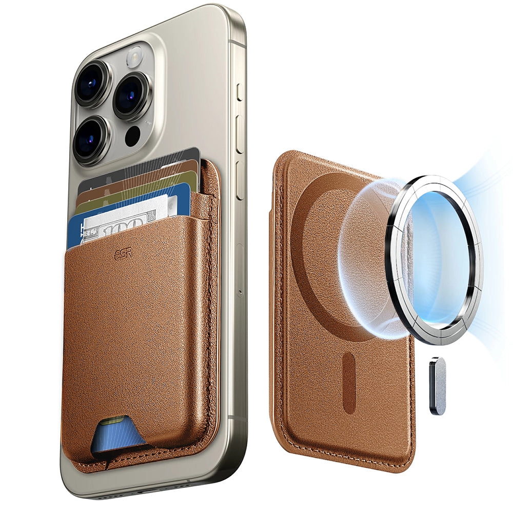 Portafoglio Magsafe, ESR, Boost, Marrone