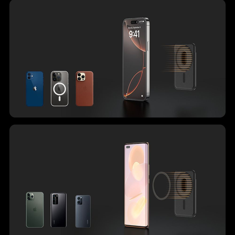 Portafoglio MagSafe, McDodo, WH-7920 Napa, Nero