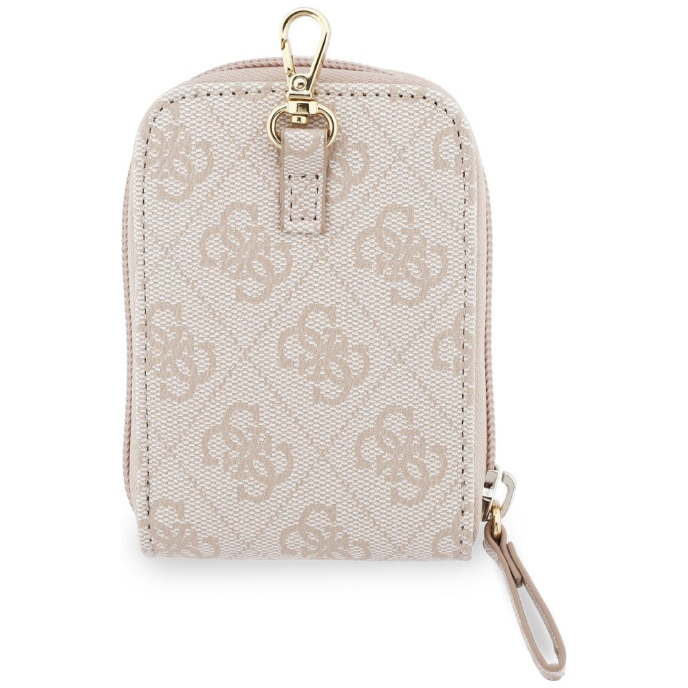 Portafoglio e Laccetto per Telefono Guess 4G Metal Logo, Rosa