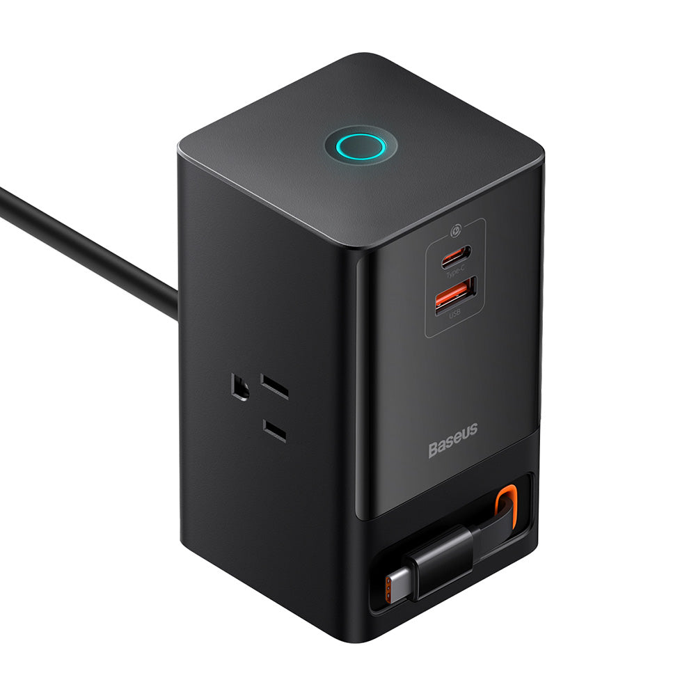 Prolunga Baseus PowerCombo US, 3 x Prese, Nero PSLR000101