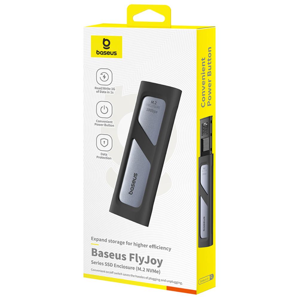 Rack Baseus FlyJoy Series per SSD M.2 NVMe, Grigio B00760600811-01