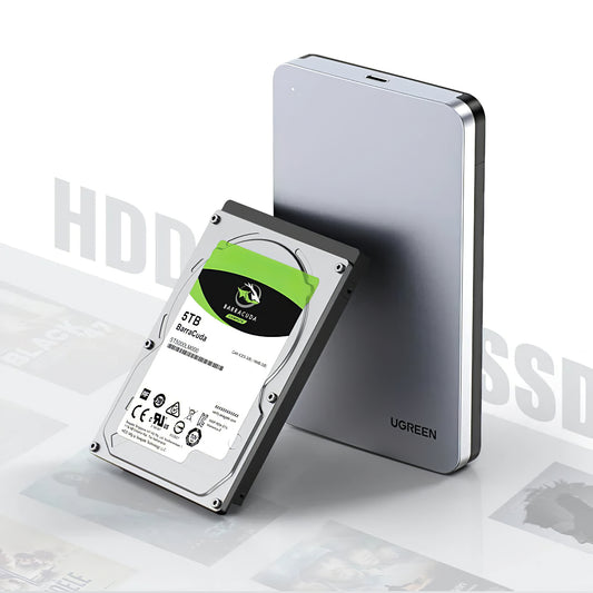 Rack UGREEN CM300 per HDD / SSD SATA da 2,5 pollici, USB 3.1, grigio