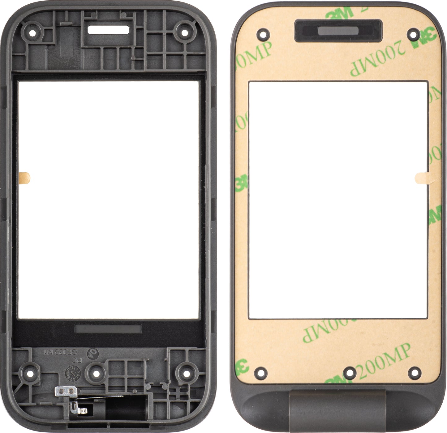 B Shell Cover For HMD 2660 Flip, Black