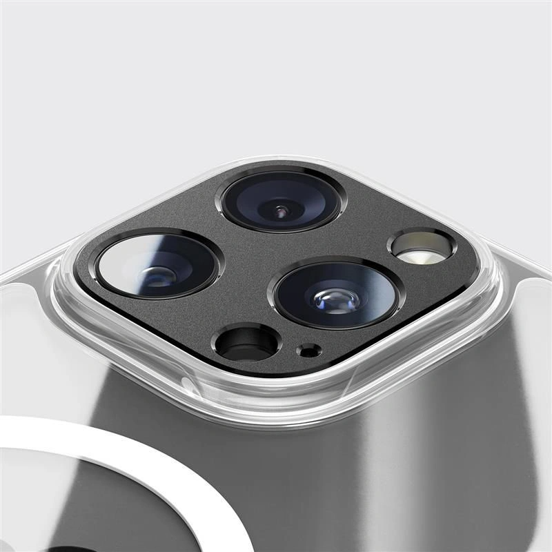 Cornice di protezione Camera Posteriore Tech-Protect Camalloy Fit+ per Apple iPhone 17 Pro Max, Alluminio, Arancione