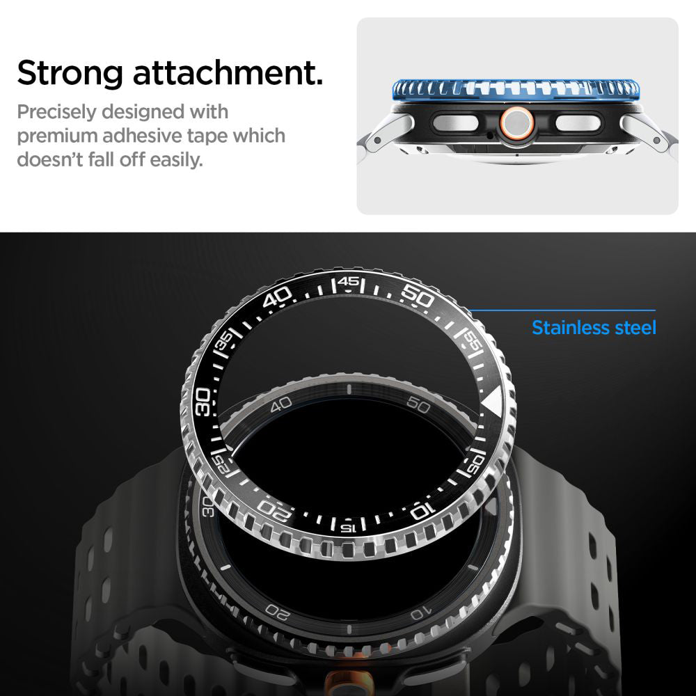 Cornice di Protezione Spigen Tune Pro Diver per Samsung Galaxy Watch8 Classic, Nera ACS10016