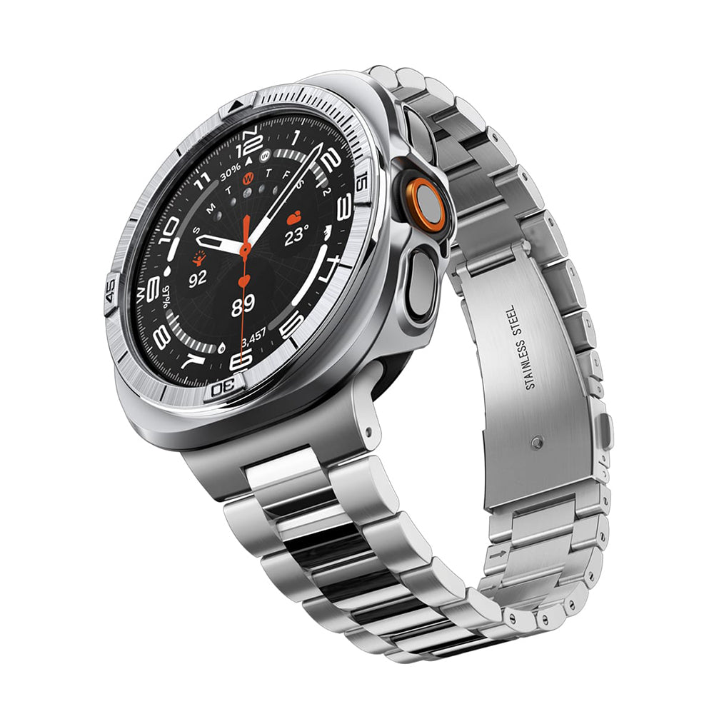 Cornice Protettiva Spigen Tune Pro Pilot per Samsung Galaxy Watch Ultra2, Argento ACS11618