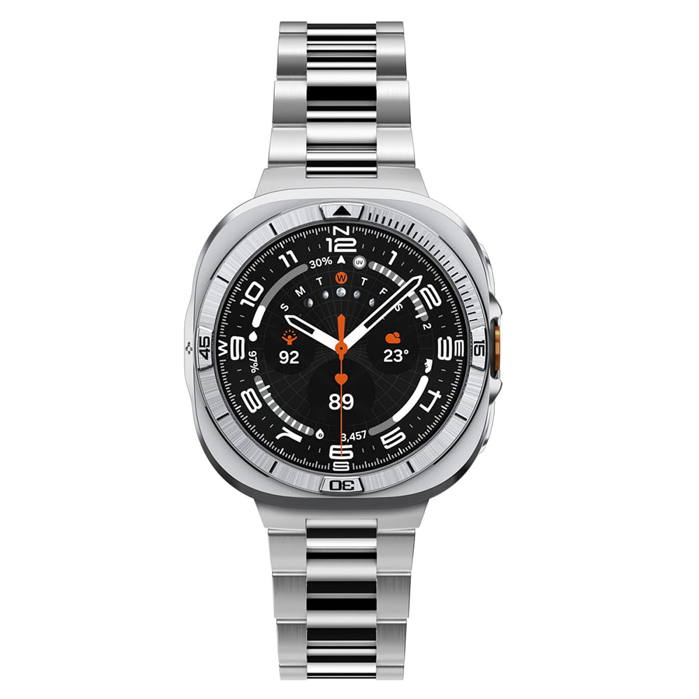 Cornice Protettiva Spigen Tune Pro Pilot per Samsung Galaxy Watch Ultra2, Argento ACS11618