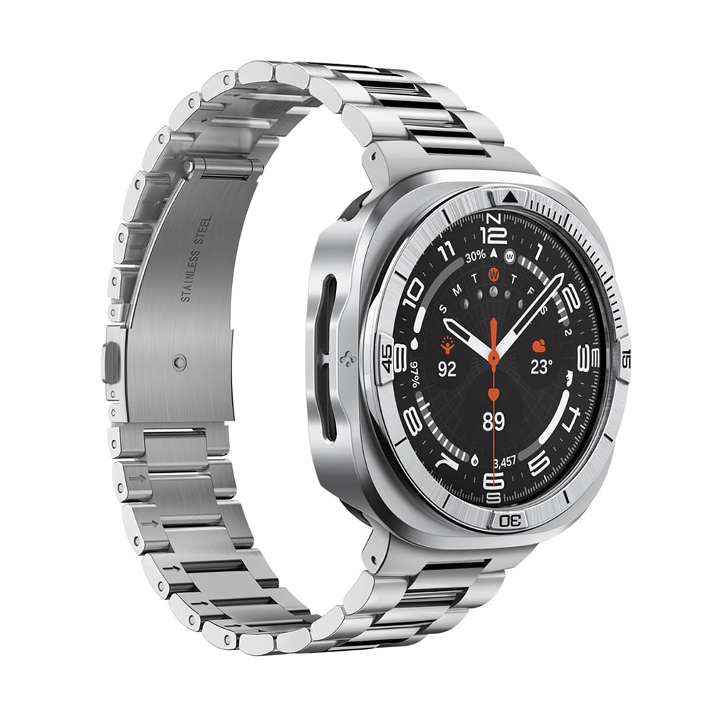Cornice Protettiva Spigen Tune Pro Pilot per Samsung Galaxy Watch Ultra2, Argento ACS11618
