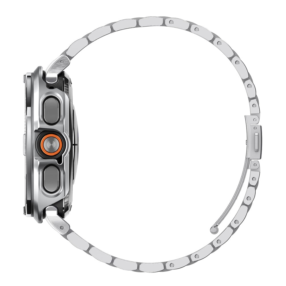Cornice Protettiva Spigen Tune Pro Pilot per Samsung Galaxy Watch Ultra2, Argento ACS11618