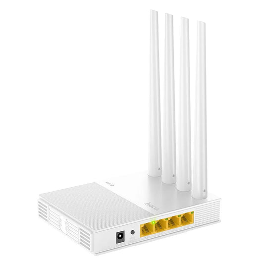 Router Wireless HOCO HI31, Dual Band, Wi-Fi 5, Bianco