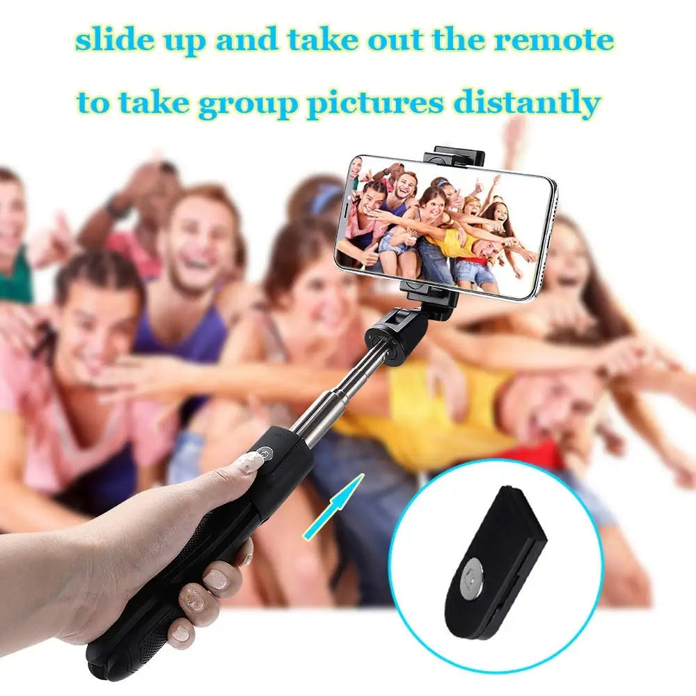 Selfie Stick Bluetooth Techsuit K06, Universale, Nero