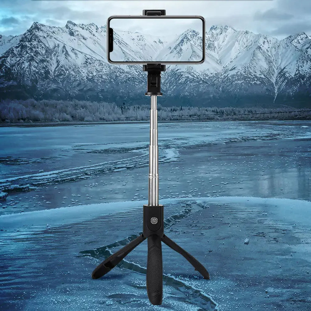 Selfie Stick Bluetooth Techsuit K06, Universale, Nero