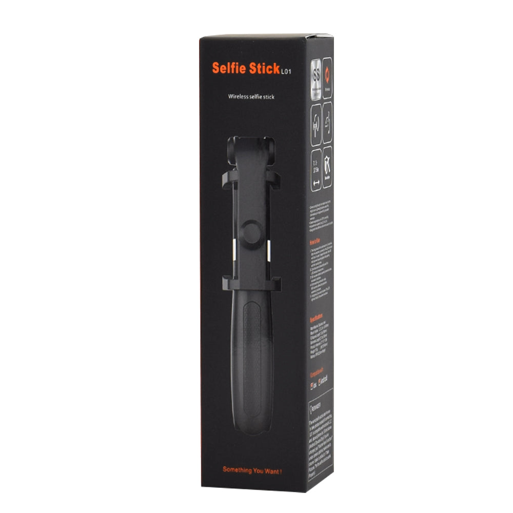 Selfie Stick Bluetooth Techsuit L01s, Universale, Nero