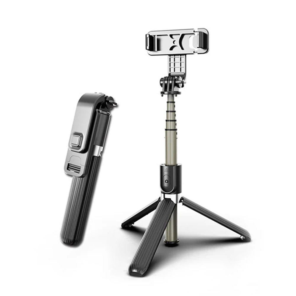Selfie Stick Bluetooth Techsuit L03, Universale, Nero