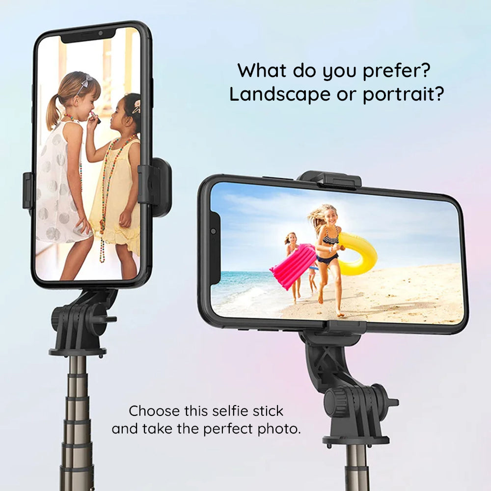 Selfie Stick Bluetooth Techsuit L10, Universale, Nero