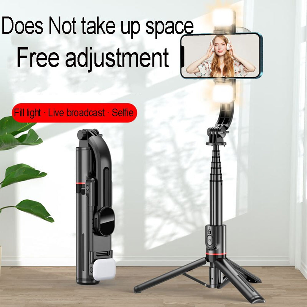 Selfie Stick Bluetooth Techsuit L12D, Universale, Nero