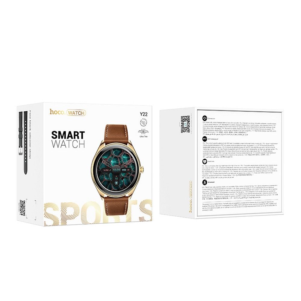Smartwatch HOCO Y22, oro