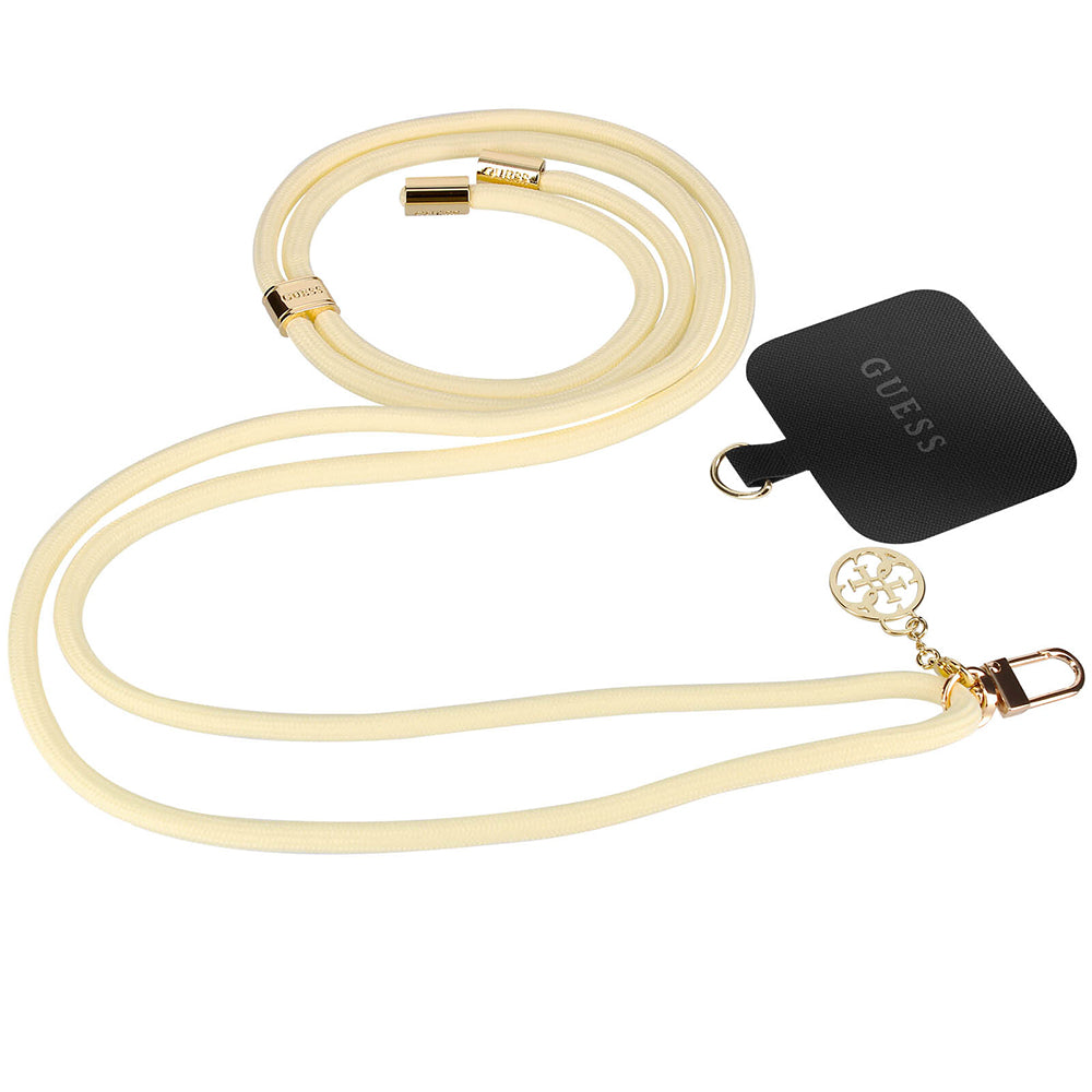 Guess CBDY 4G Charm Phone Lanyard, Black