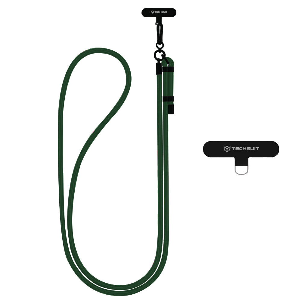 Cordino per Telefono Techsuit RCS1-04, Verde Satinato