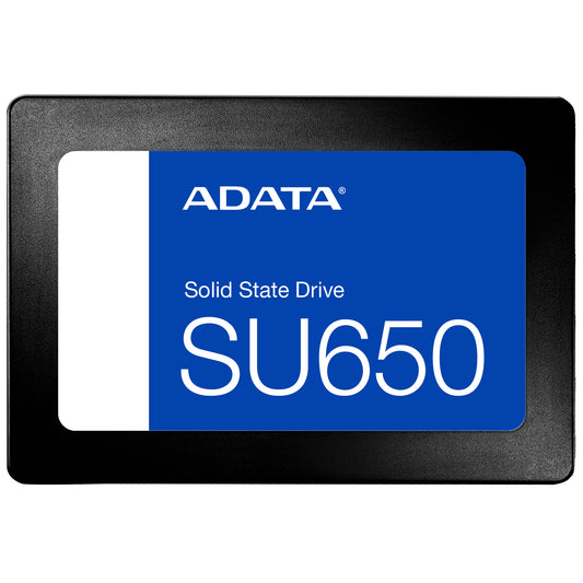 Unità con memoria a stato solido (SSD) Adata SU650, 2,5 pollici, 256 GB, SATA III ASU650SS-256GT-R