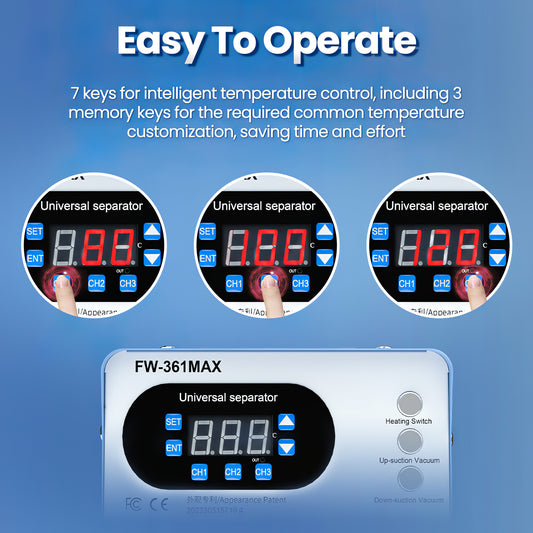 Display Stazione di separazione Display touchscreen Forward FW-361 Max