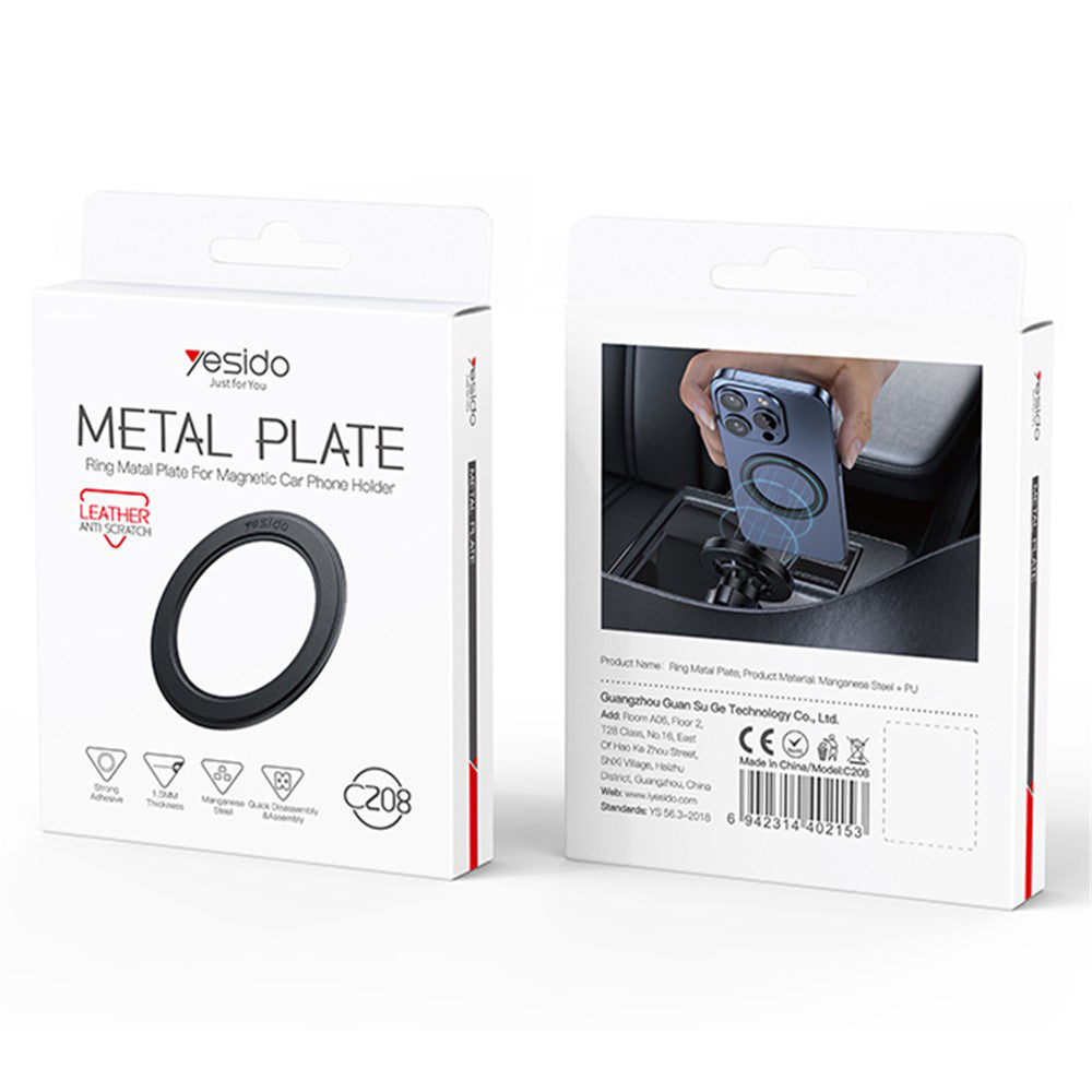 Adesivo Metallico Yesido C208, Nero
