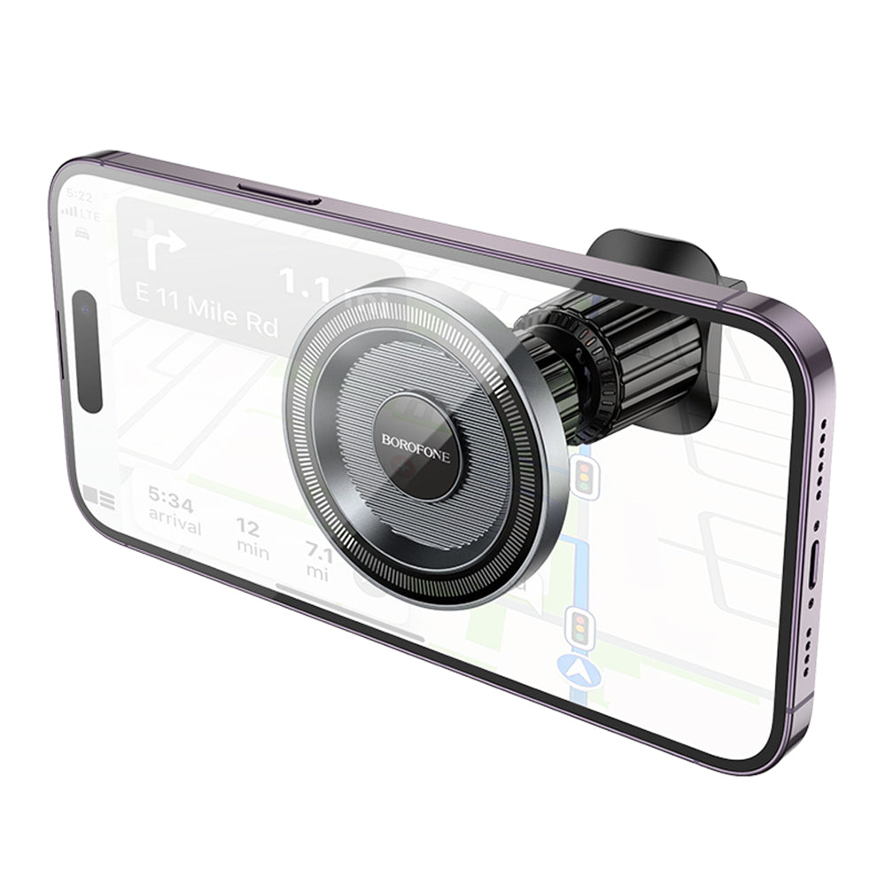 Supporto Auto Magnetico Borofone BH122 Profit, 4.5inch - 7inch, Nero