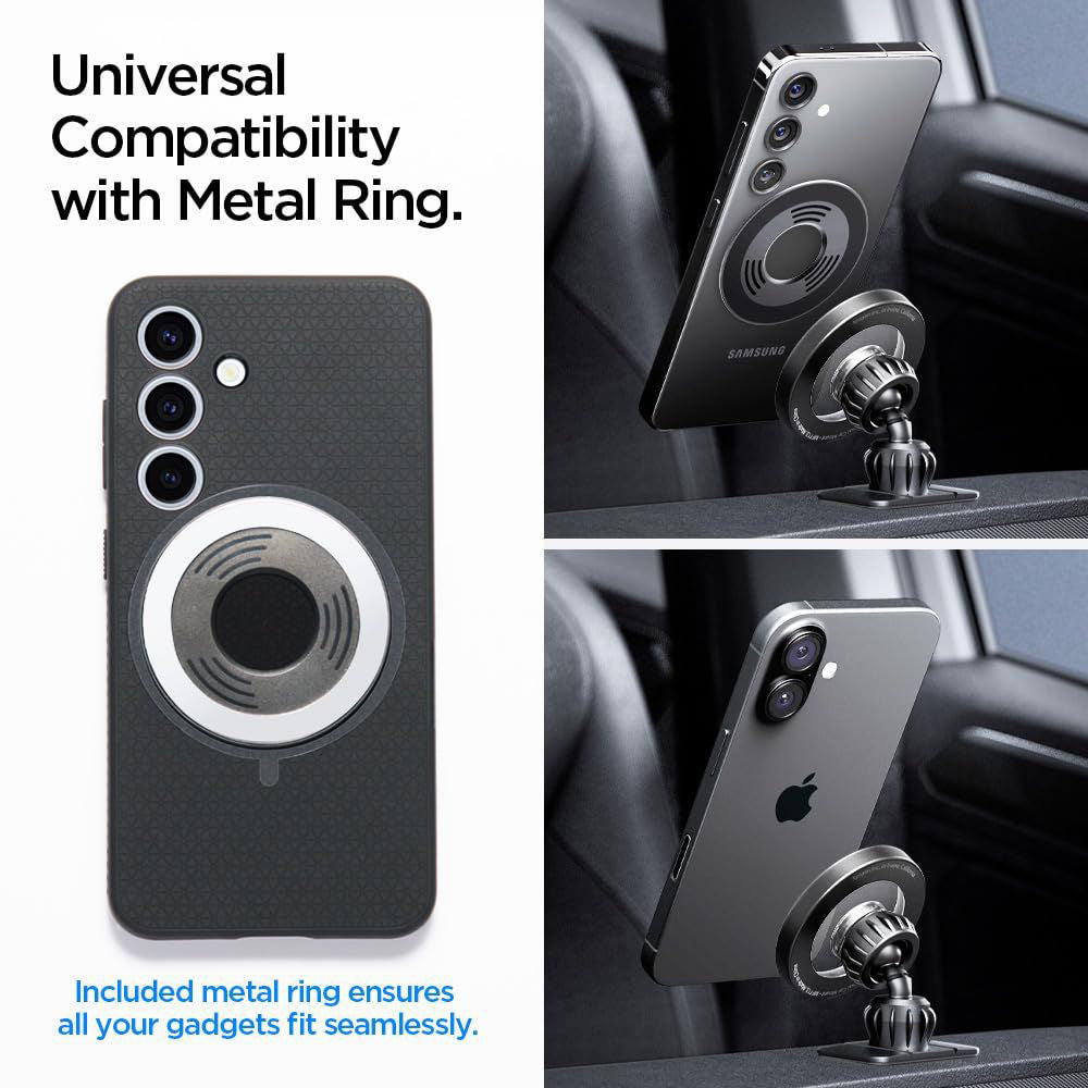 Supporto Auto Magnetico Spigen MFT13, Universale, Argento ACP08314