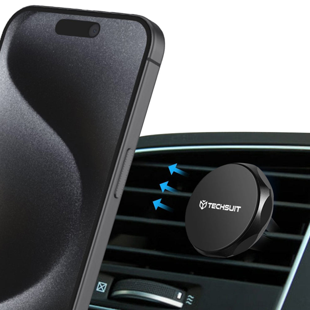 Supporto Auto Magnetico Techsuit S9, Universale, Argento