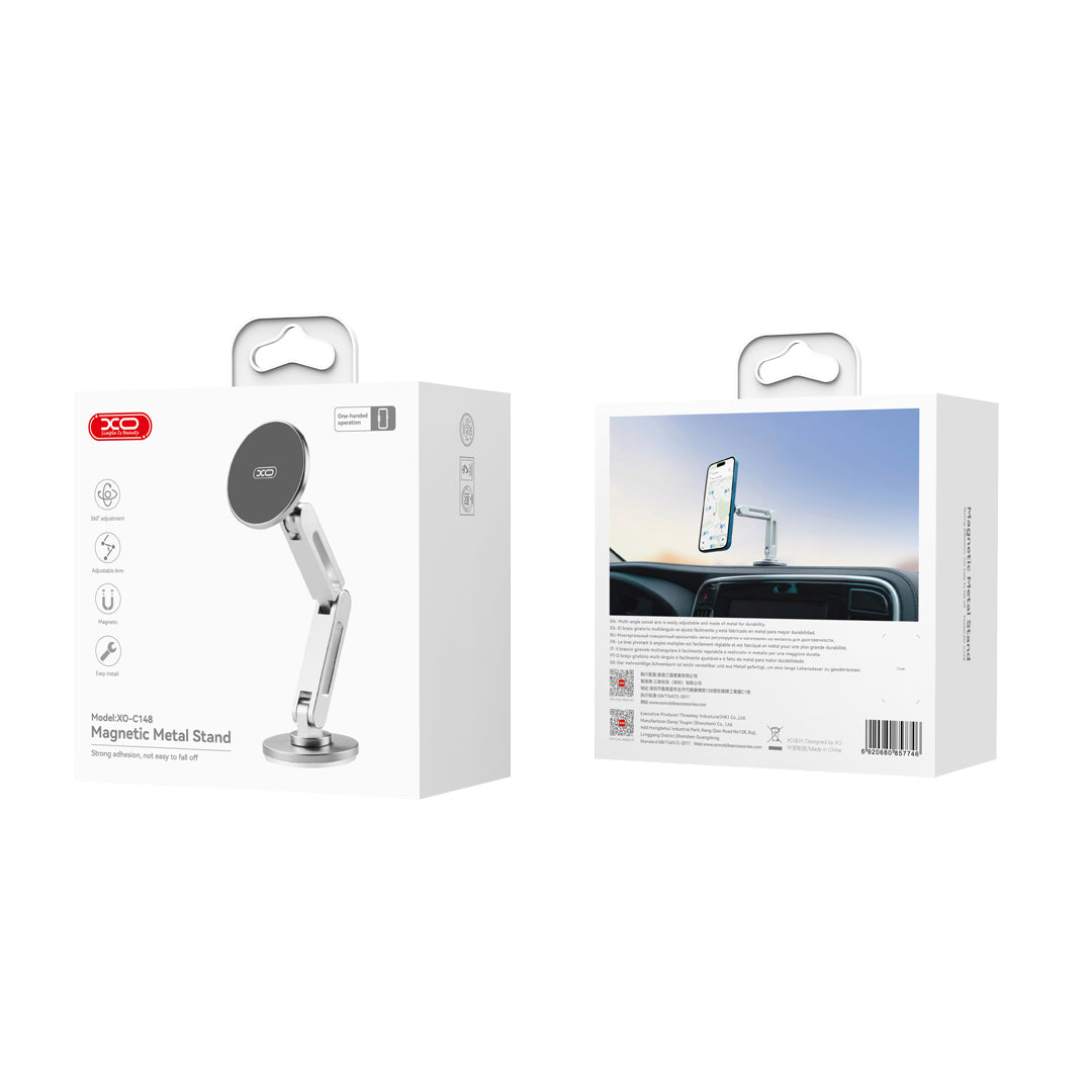 Supporto Auto Magnetico XO Design C148, Universale, Argento