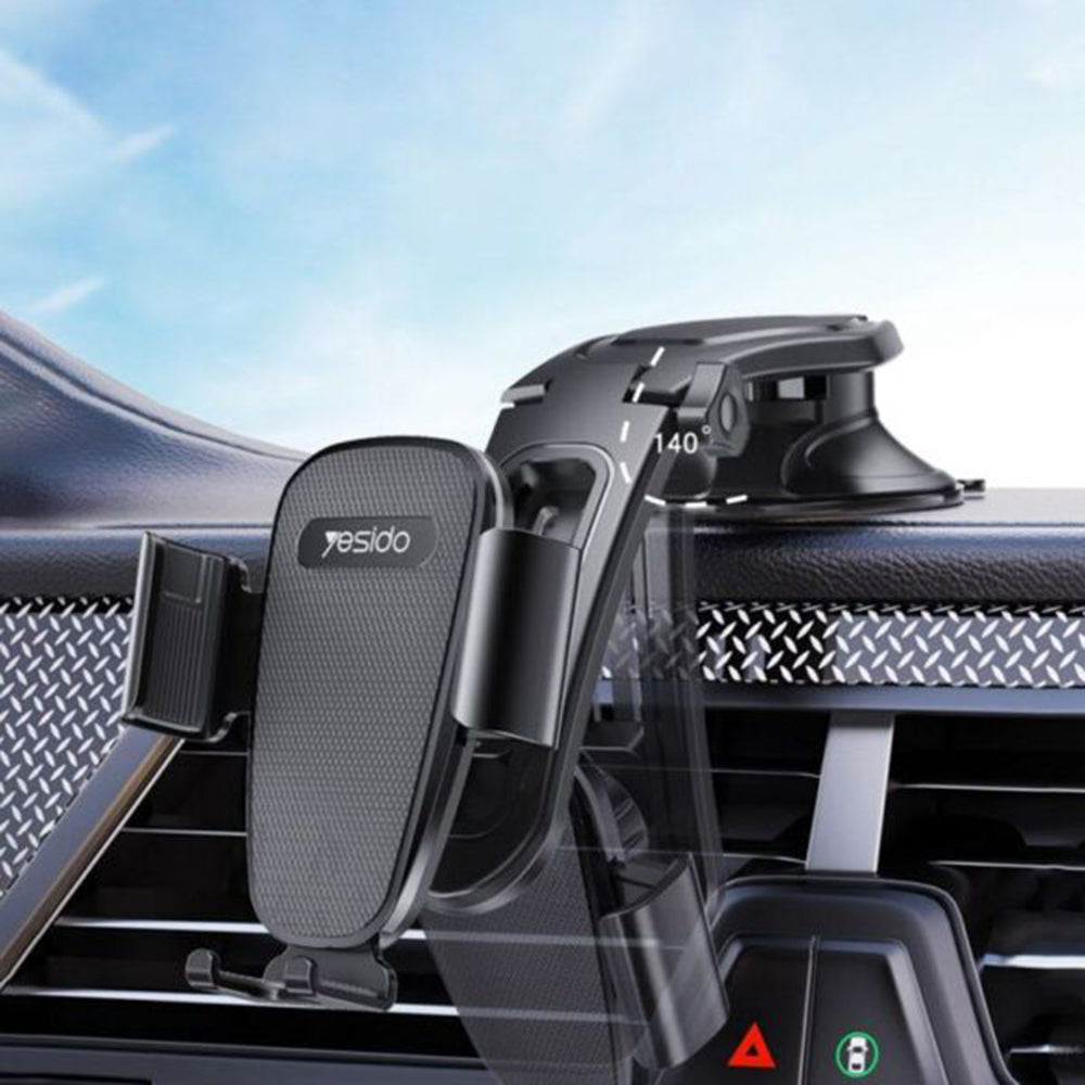 Supporto Auto Yesido C130, Universale, Nero
