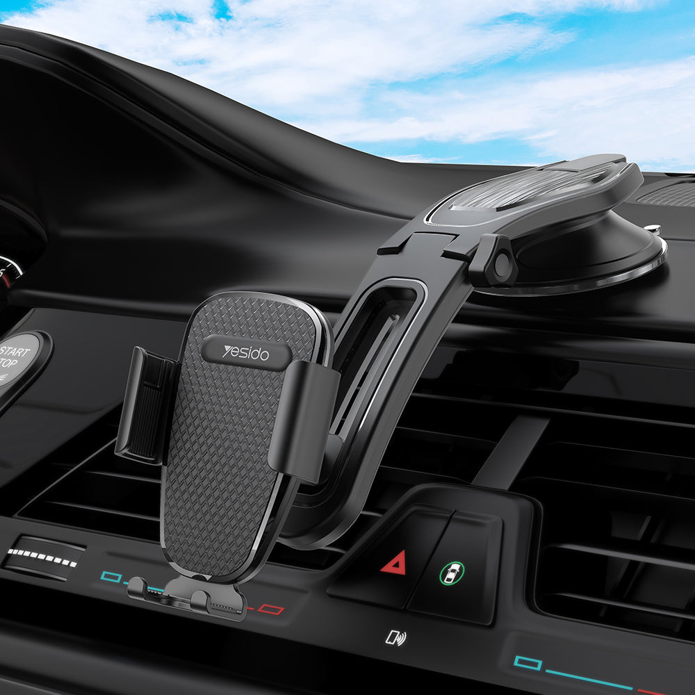 Supporto Auto Yesido C130, Universale, Nero