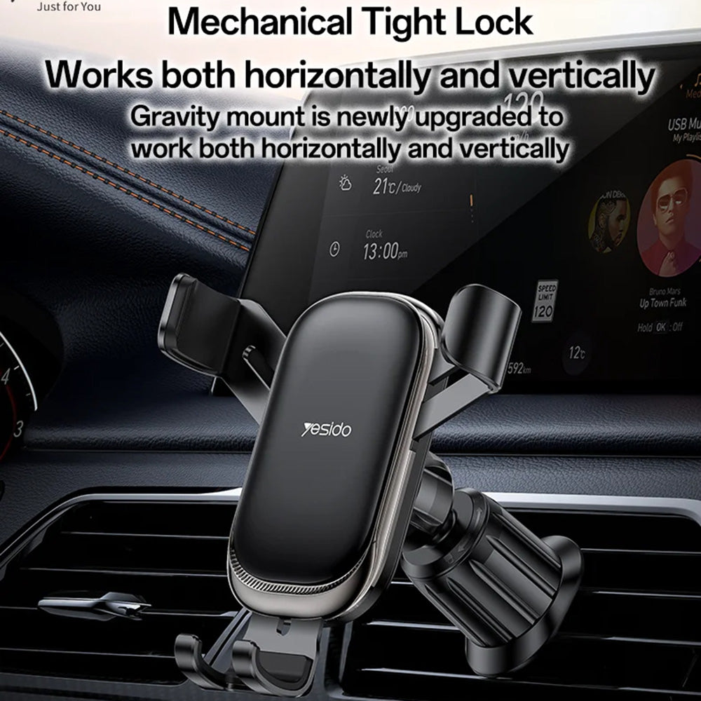Supporto Auto Yesido C247, 4.7inch - 7.2inch, Nero