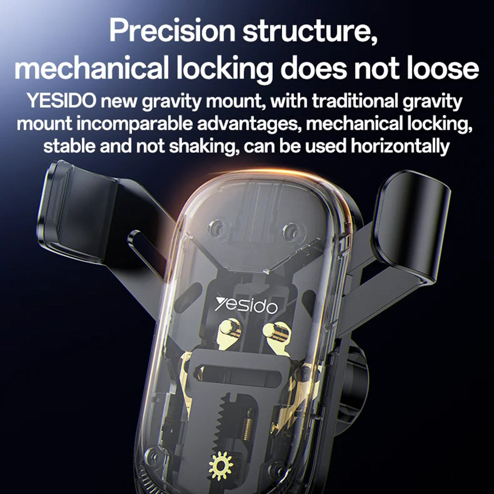 Supporto Auto Yesido C247, 4.7inch - 7.2inch, Nero
