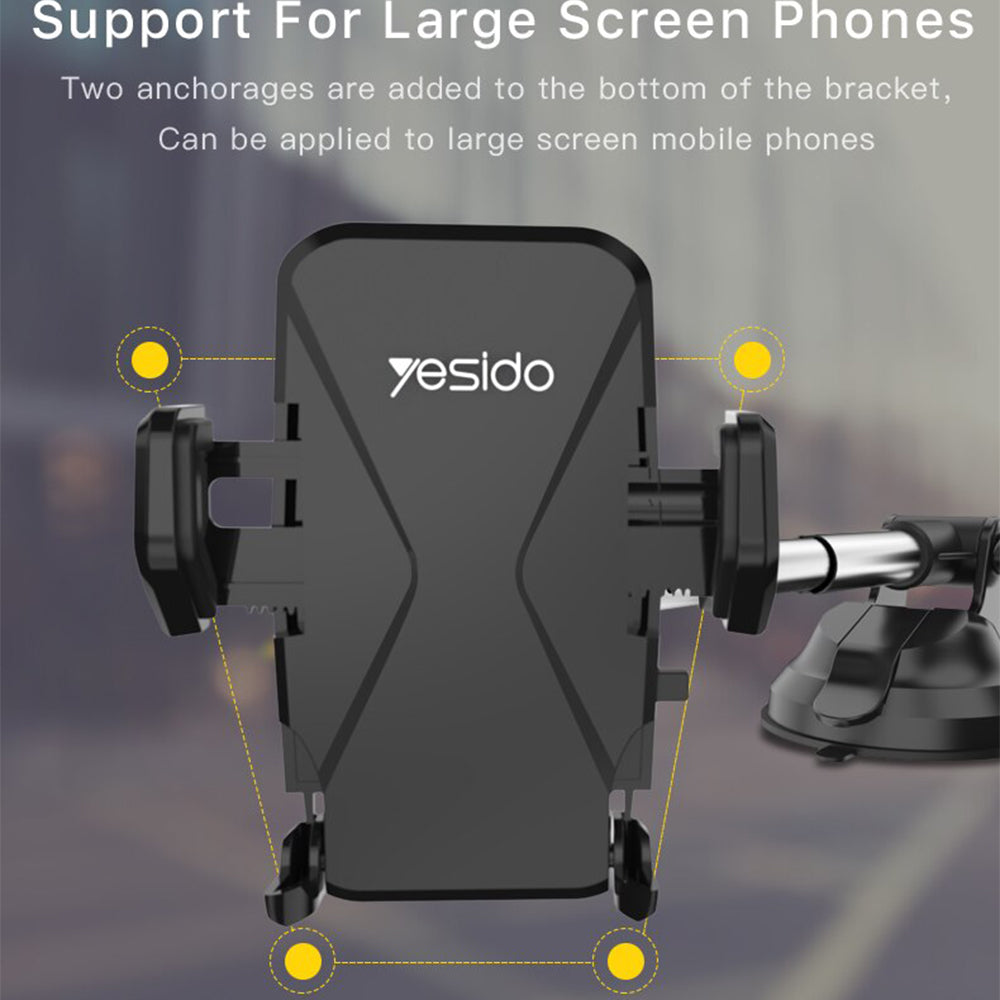 Supporto Auto Yesido C40, Universale, Nero