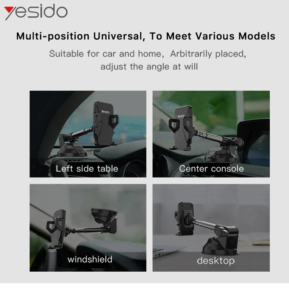 Supporto Auto Yesido C40, Universale, Nero