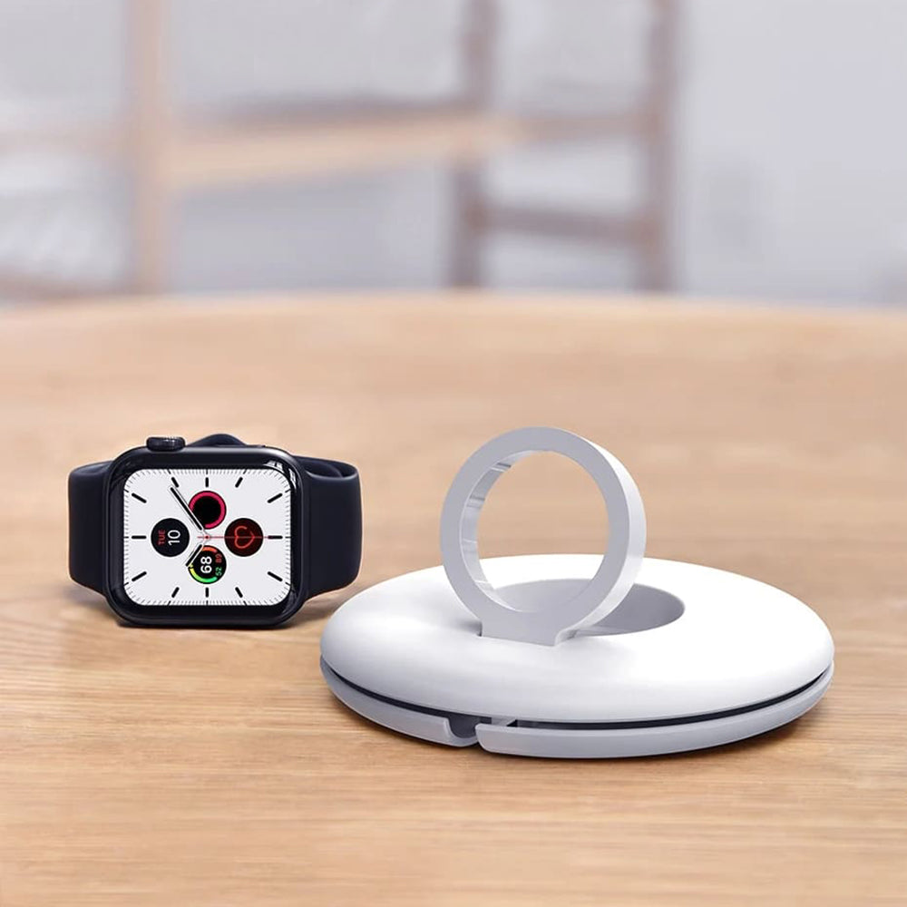Supporto Baseus BS-W511R per Caricatore Wireless Apple Watch Series, Bianco ACSLH-02